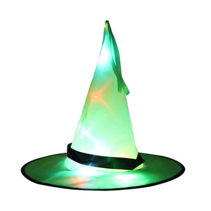 Halloween Glowing Witch Hat Ghost Festival Decoration Props